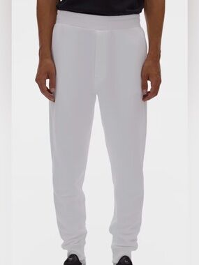 Helmut Lang White Men's Warp Jogger